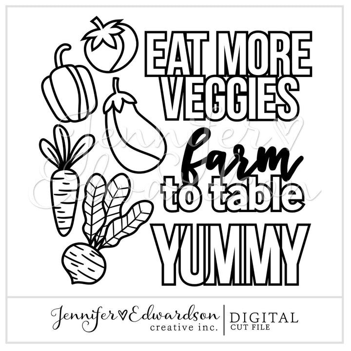 Vegetable Cut File Bundle