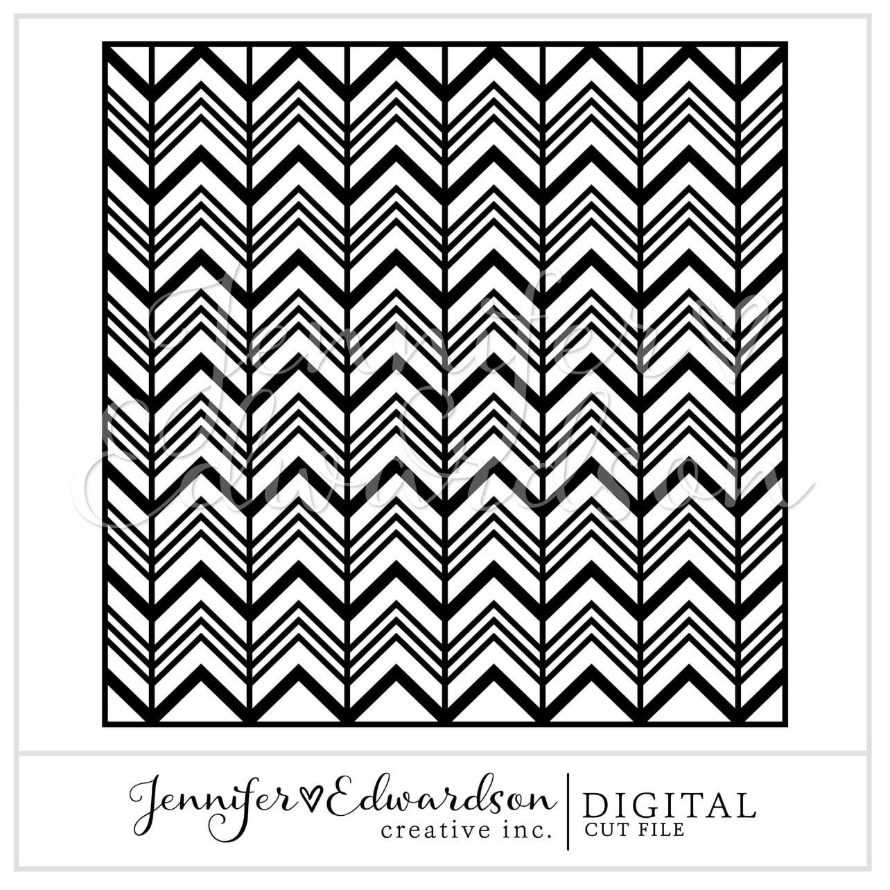 Chevron Background Cut File