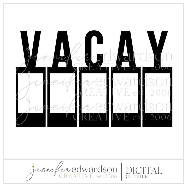Vacay Frames Cut File