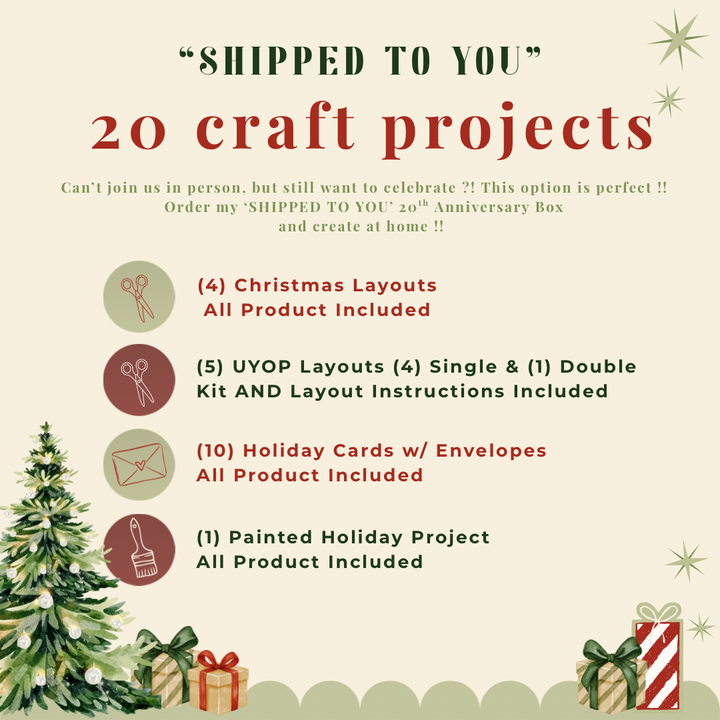 "SHIPPED TO YOU" - SIMPLY CHRISTMAS 20th Anniversary Celebration