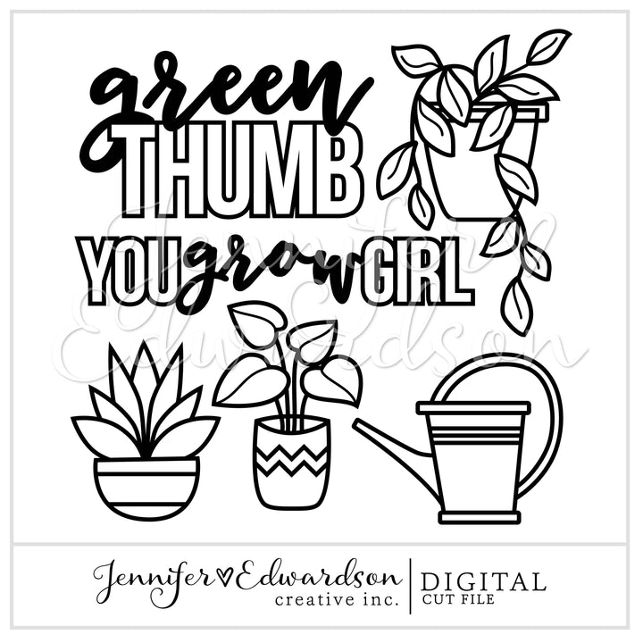 Green Thumb Cut File Bundle