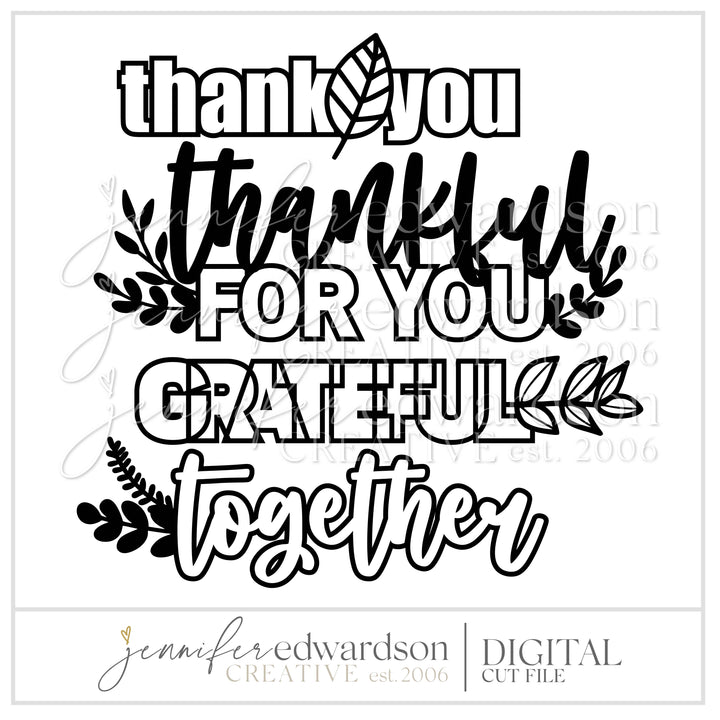 Thankful Titles Cut File Bundle