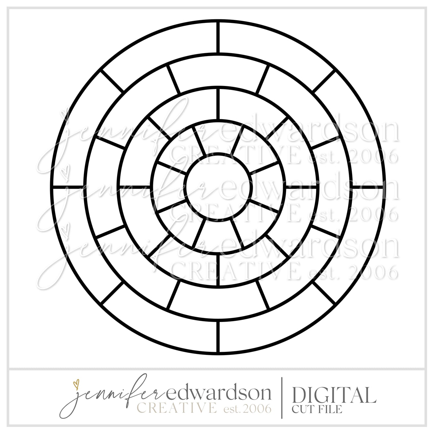 Abstract Circle Cut File
