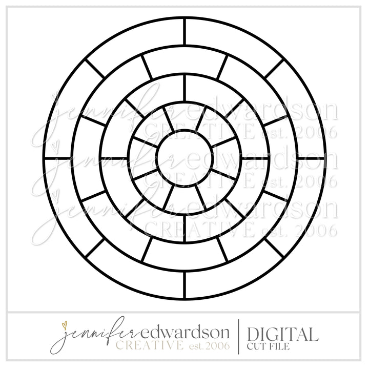 Abstract Circle Cut File