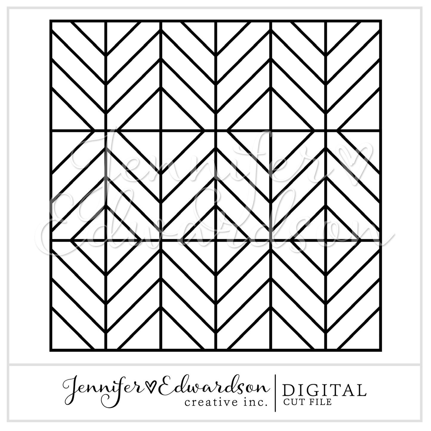 Chevron Background Cut File