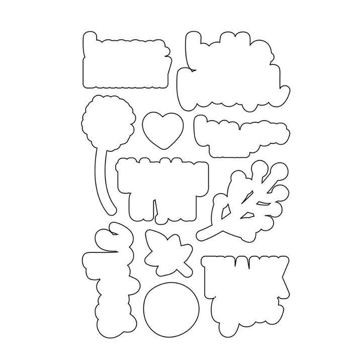 Simple Sentiments Cut File Bundle