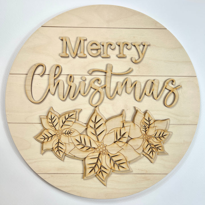 Poinsettia Sign DIY Kit