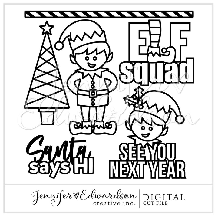 Elf Cut File Bundle