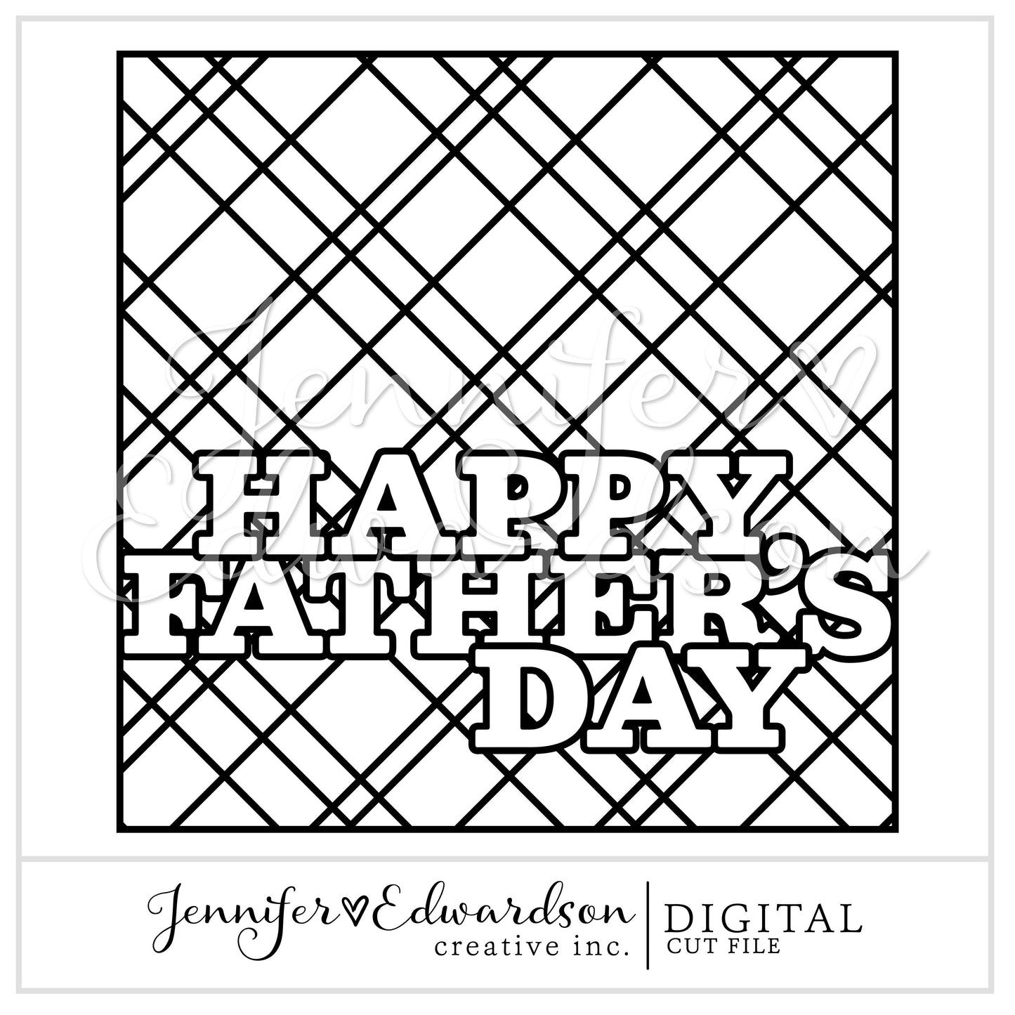 Father's Day Background Cut File