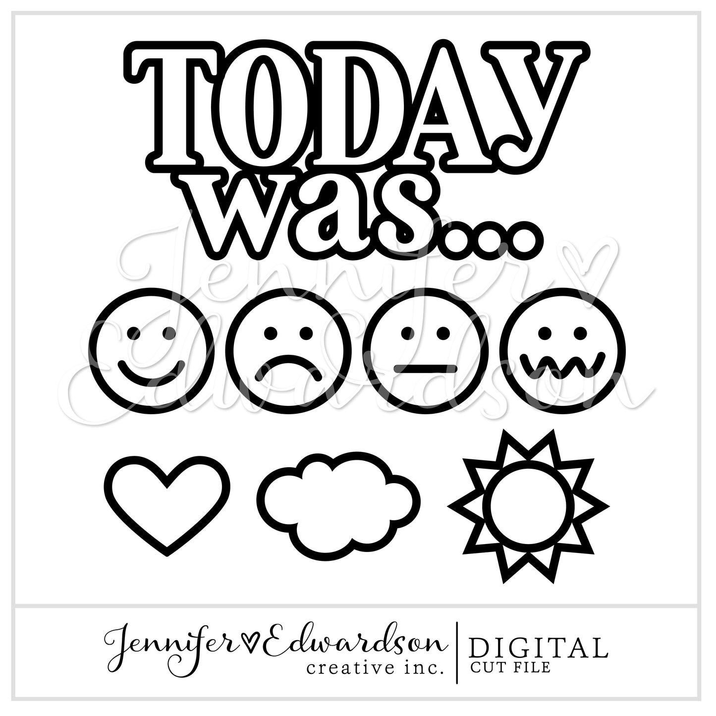 TODAY Cut File Bundle