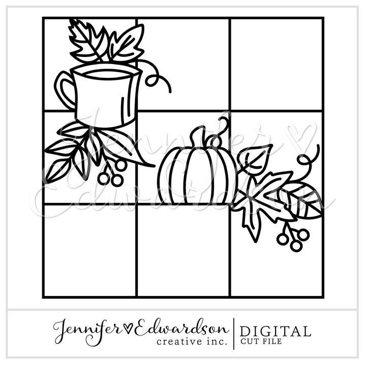 Fall Grid Cut File