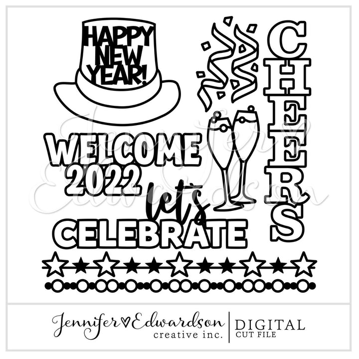 Cheers Cut File Bundle