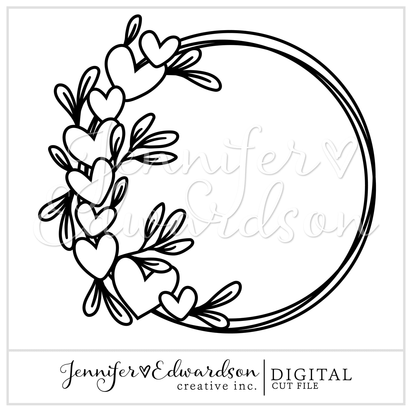 Heart & Greenery Wreath