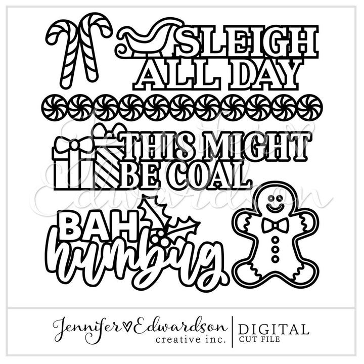 Bah Humbug Cut File Bundle