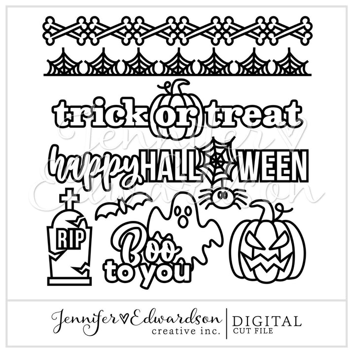 Trick or Treat Cut File Bundle