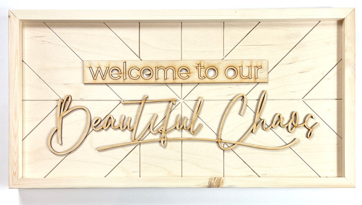 Beautiful Chaos DIY Sign Kit