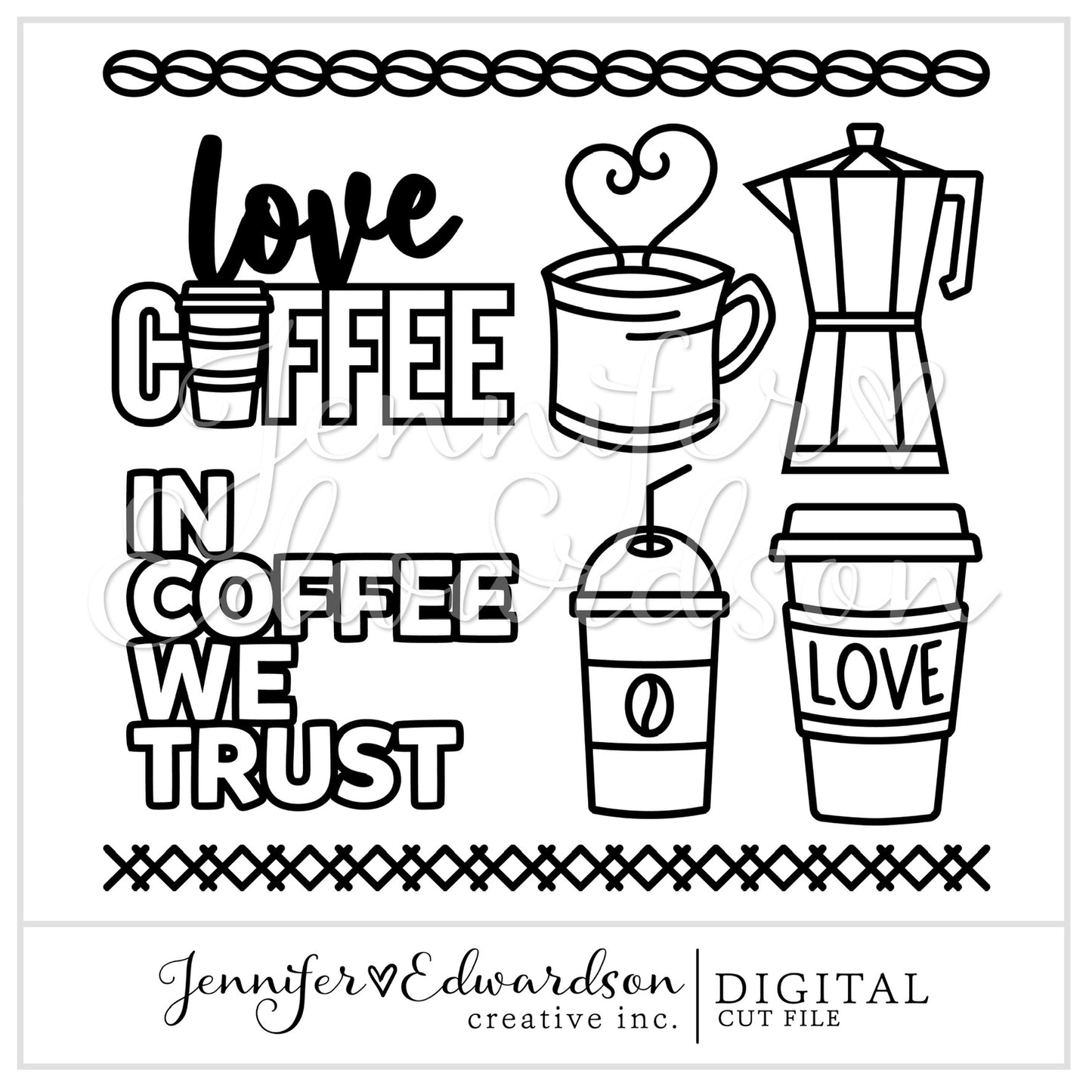 Coffee Cut File Bundle