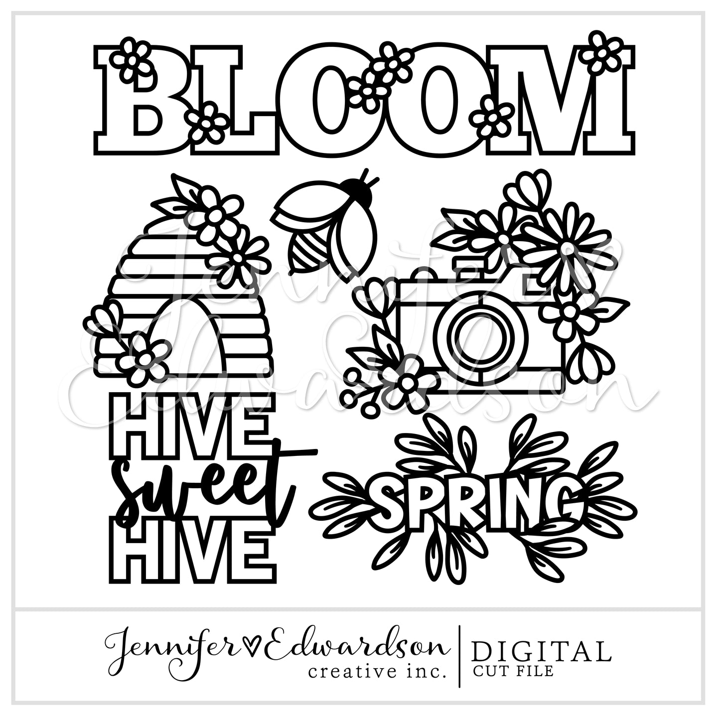 Bloom Cut File Bundle
