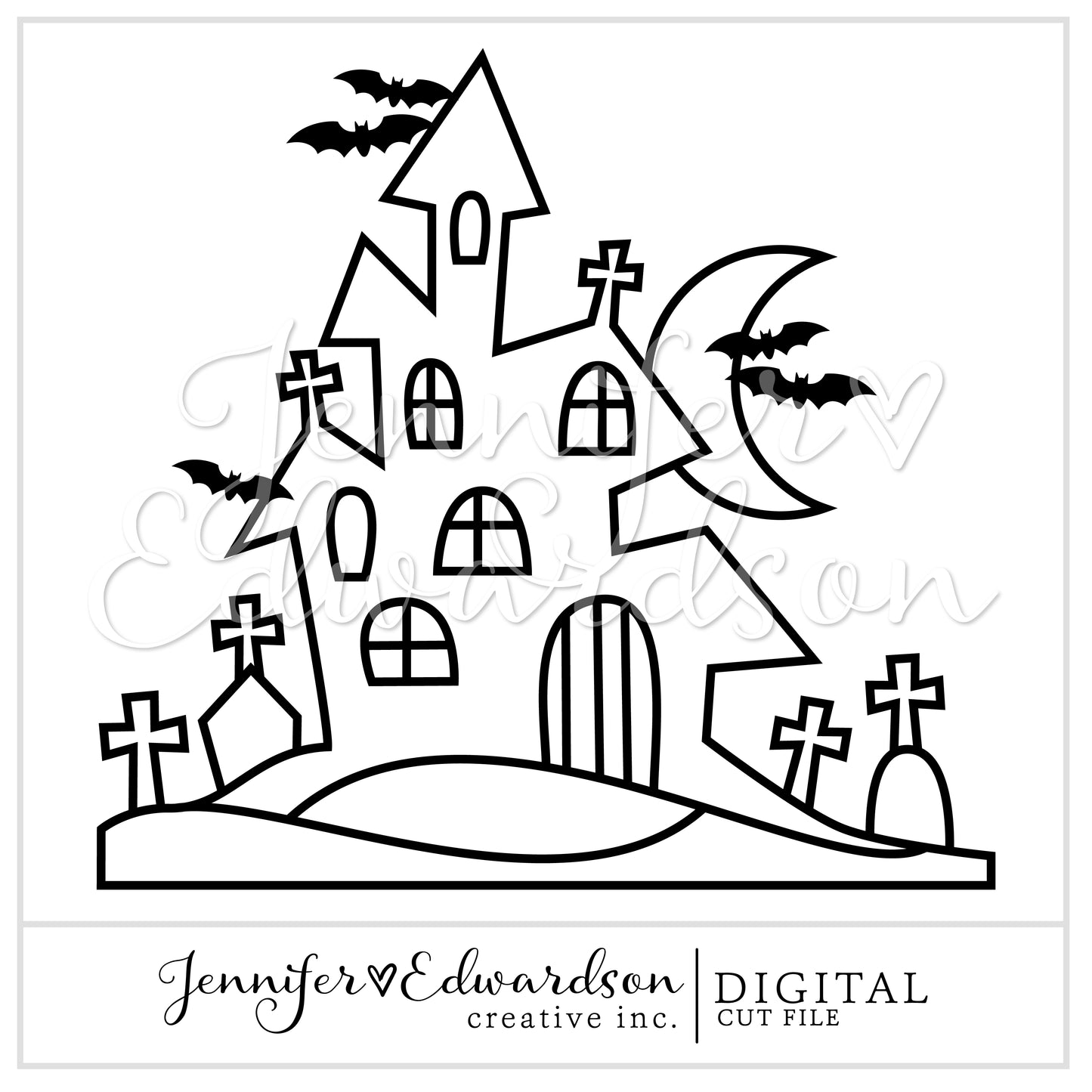 Haunted House Cut File