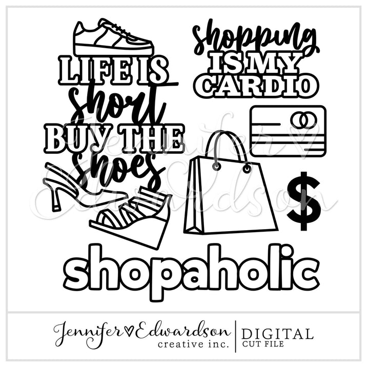 Shopaholic Cut File Bundle