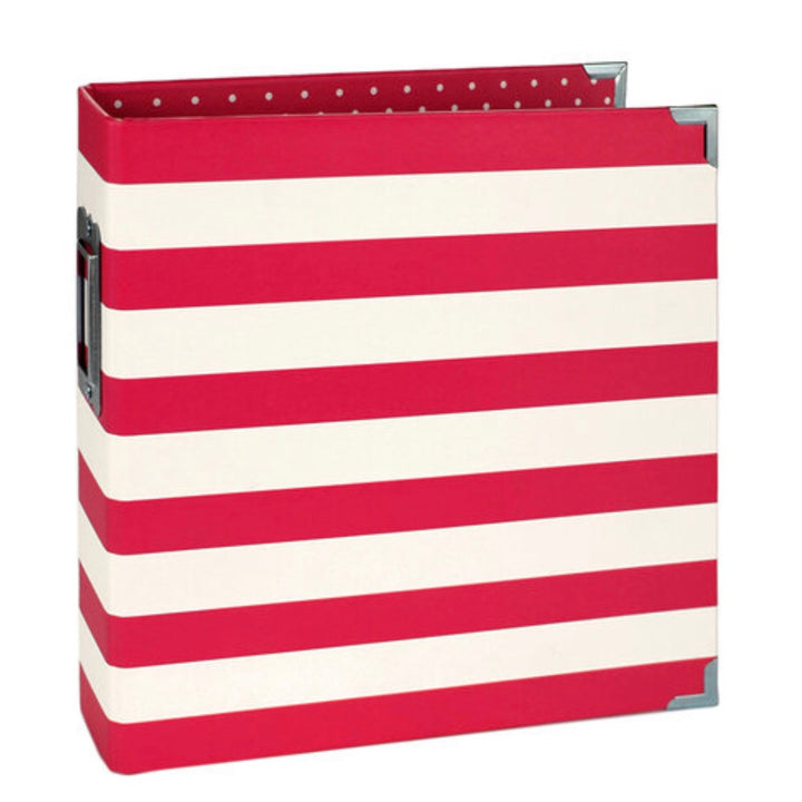 6 x 8” SNAP Album - Red Stripe
