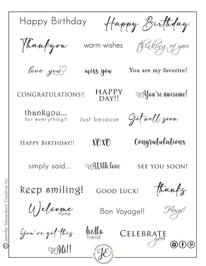 All Occasion Sentiments