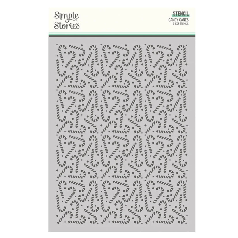 Candy Canes 6x8 Stencil