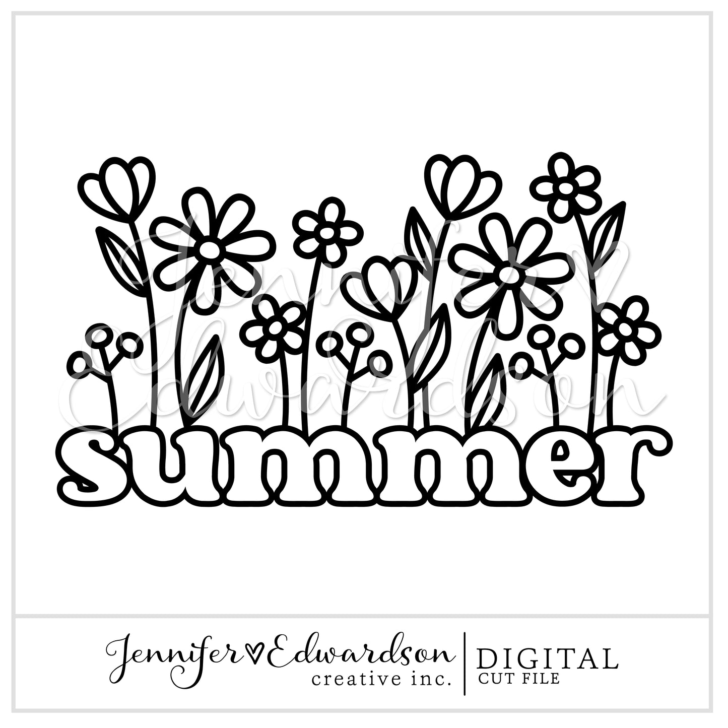 Summer Title Cut File