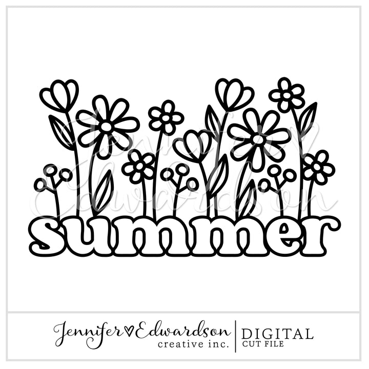 Summer Title Cut File