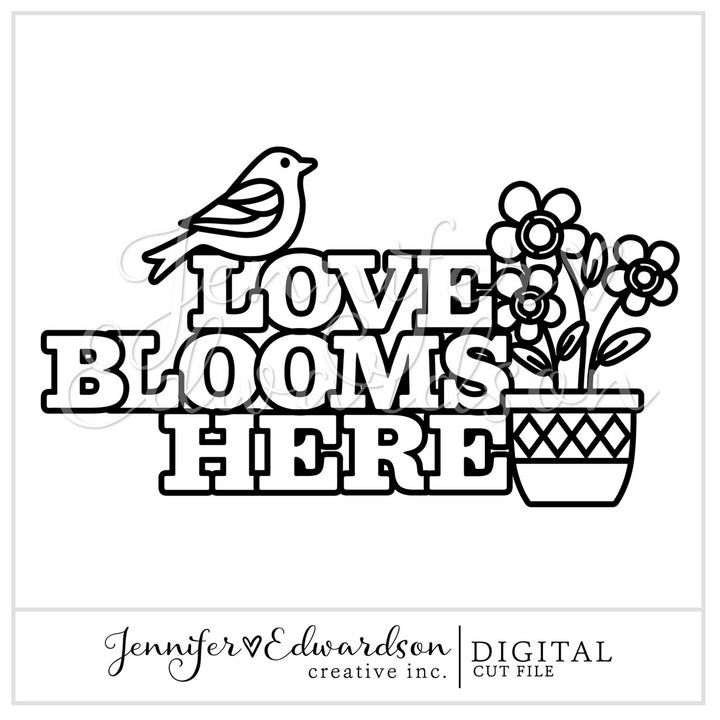 Love Blooms Here Title