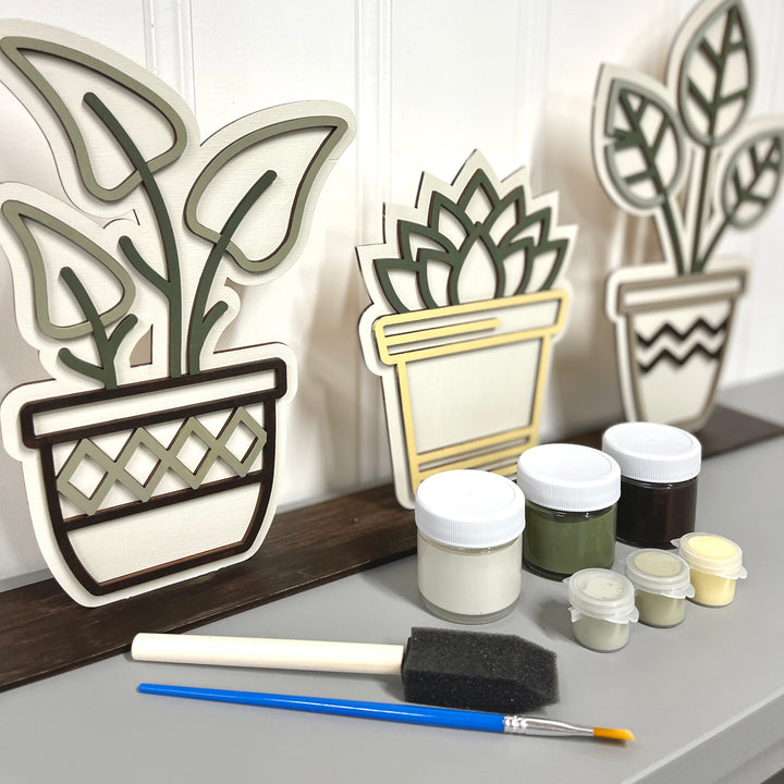 Faux Plants DIY Kit