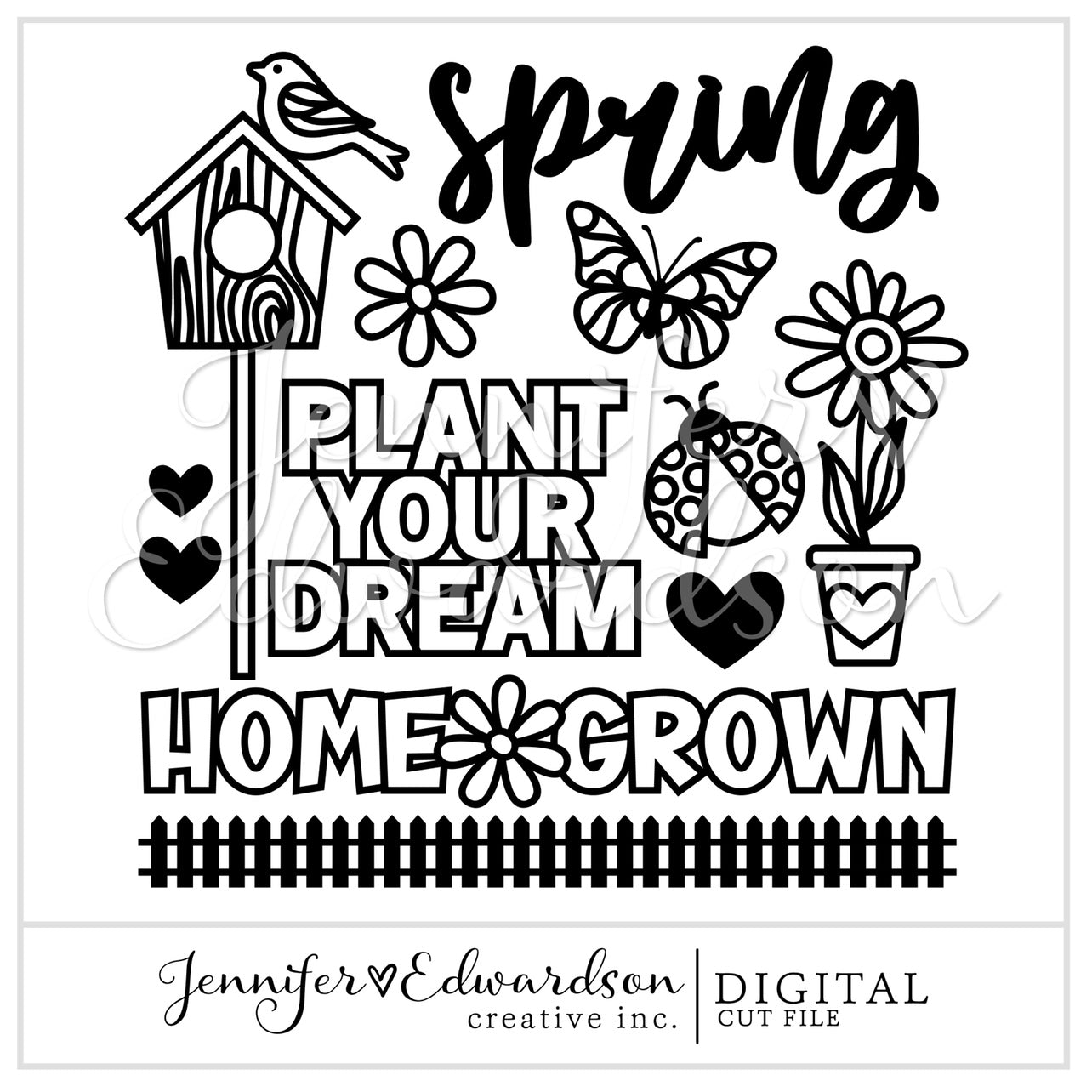 Home Grown Cut File Bundle