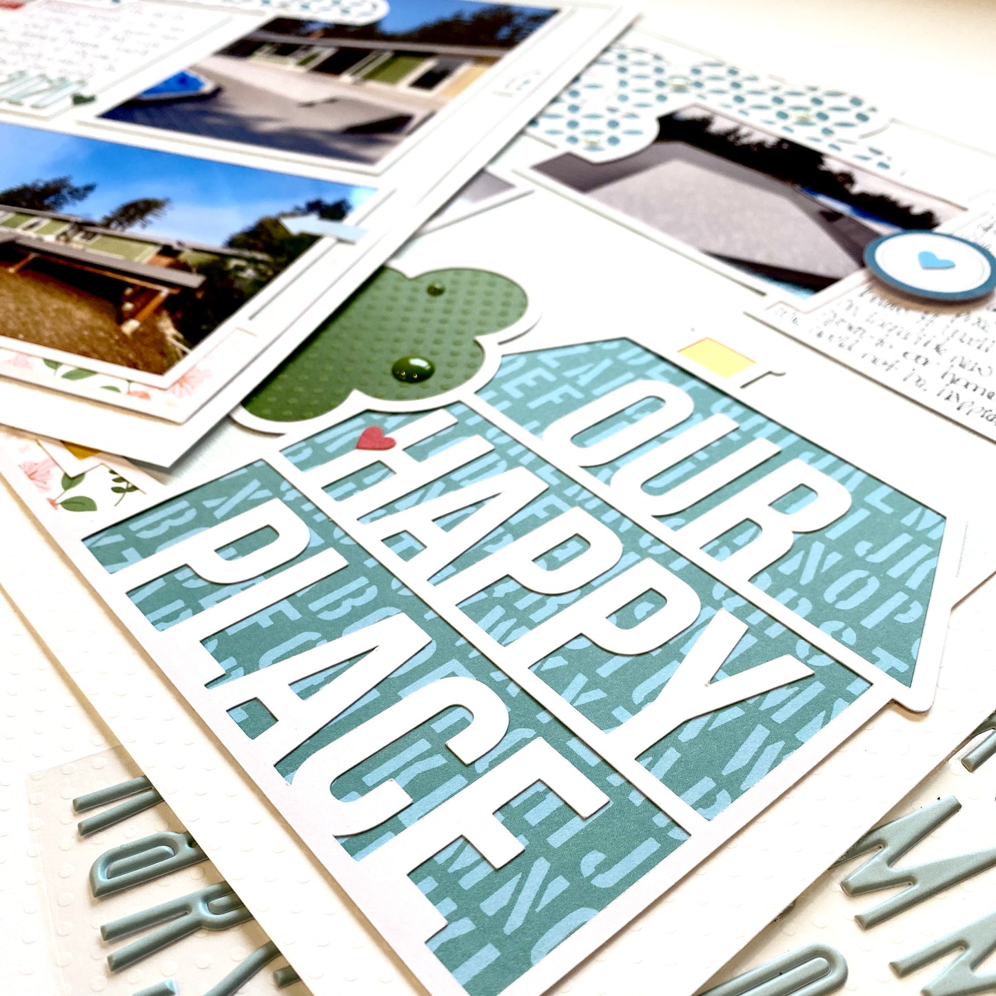 Our Happy Place Double Page Cut File