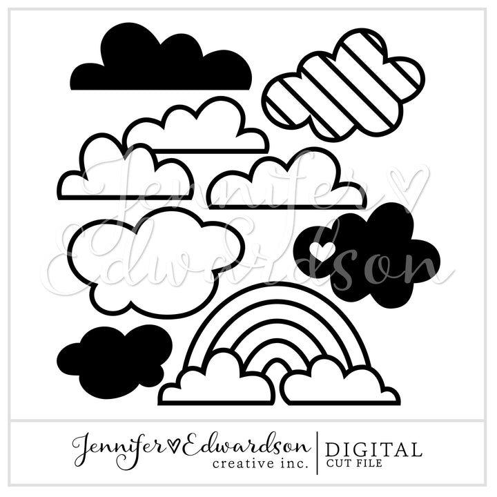 Cloud Cut File Bundle