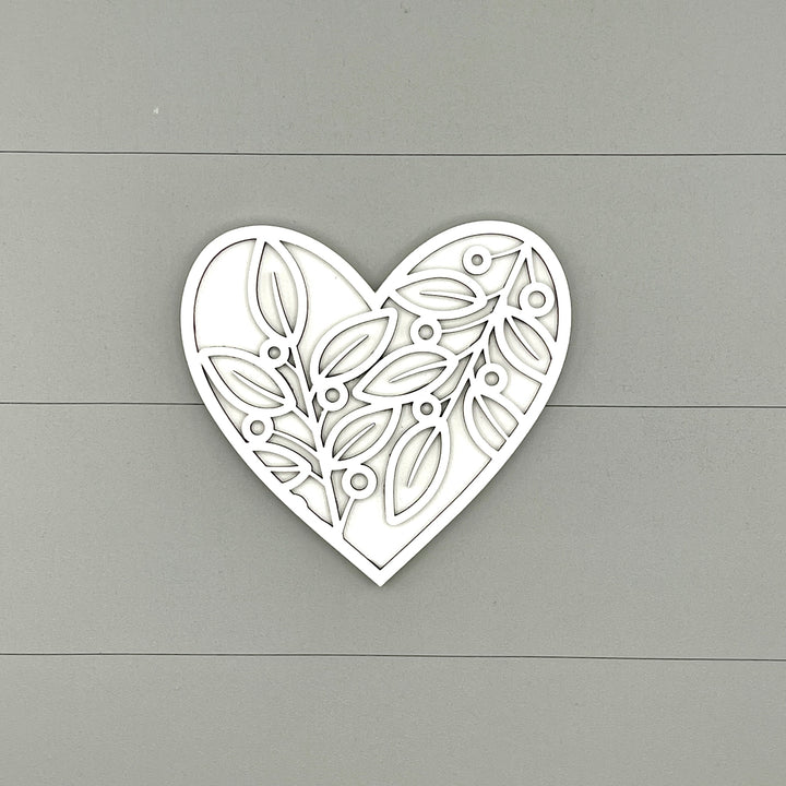 Framed Heart Decor