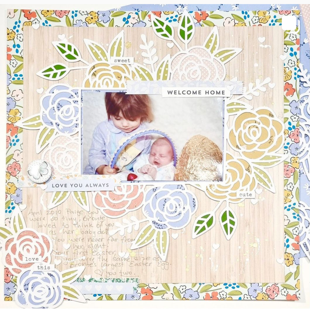 Floral Frame Cut File