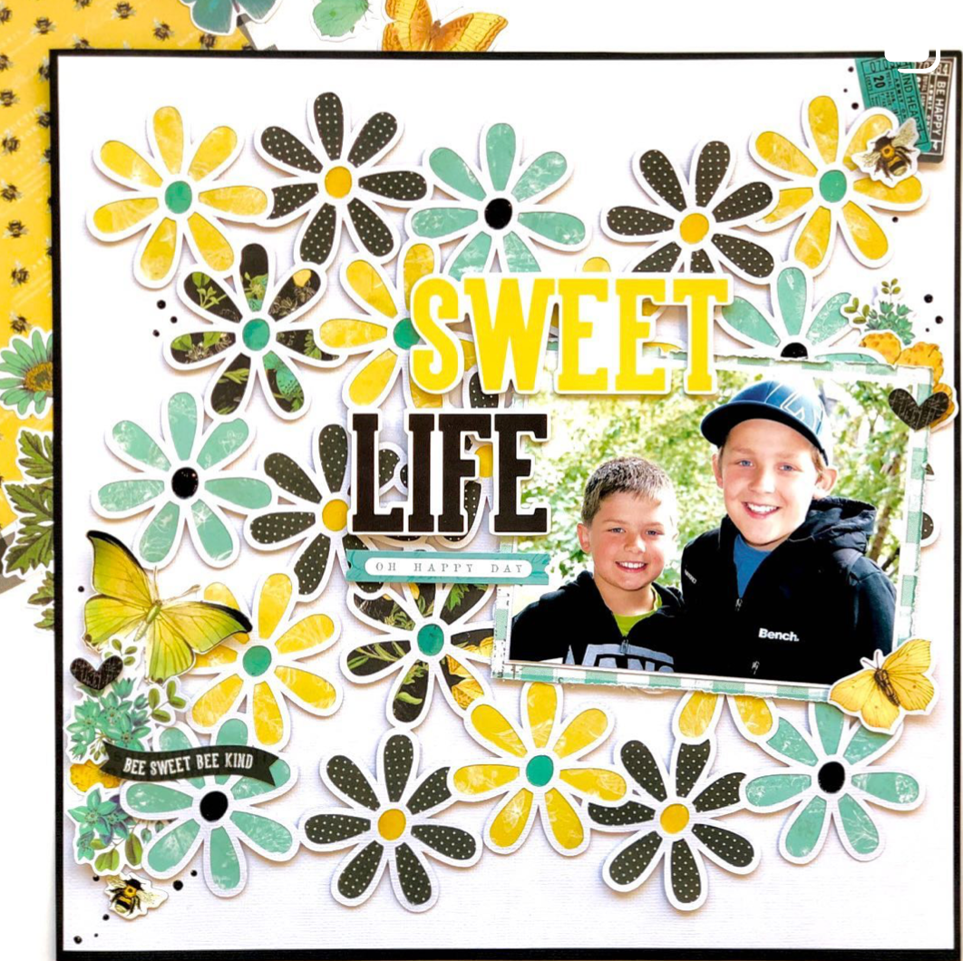Daisy Background Cut File
