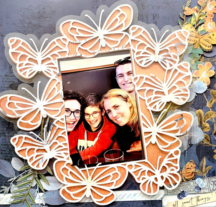 Butterfly Frame Cut File