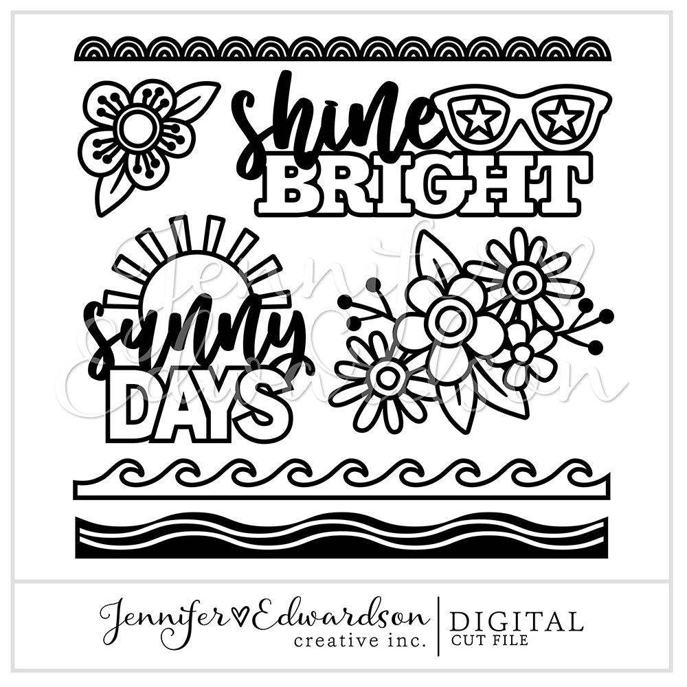 Sunny Days Cut File Bundle