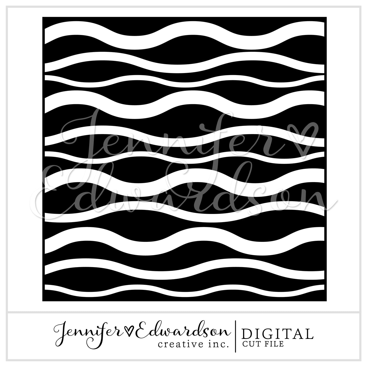 Waves Background Cut File