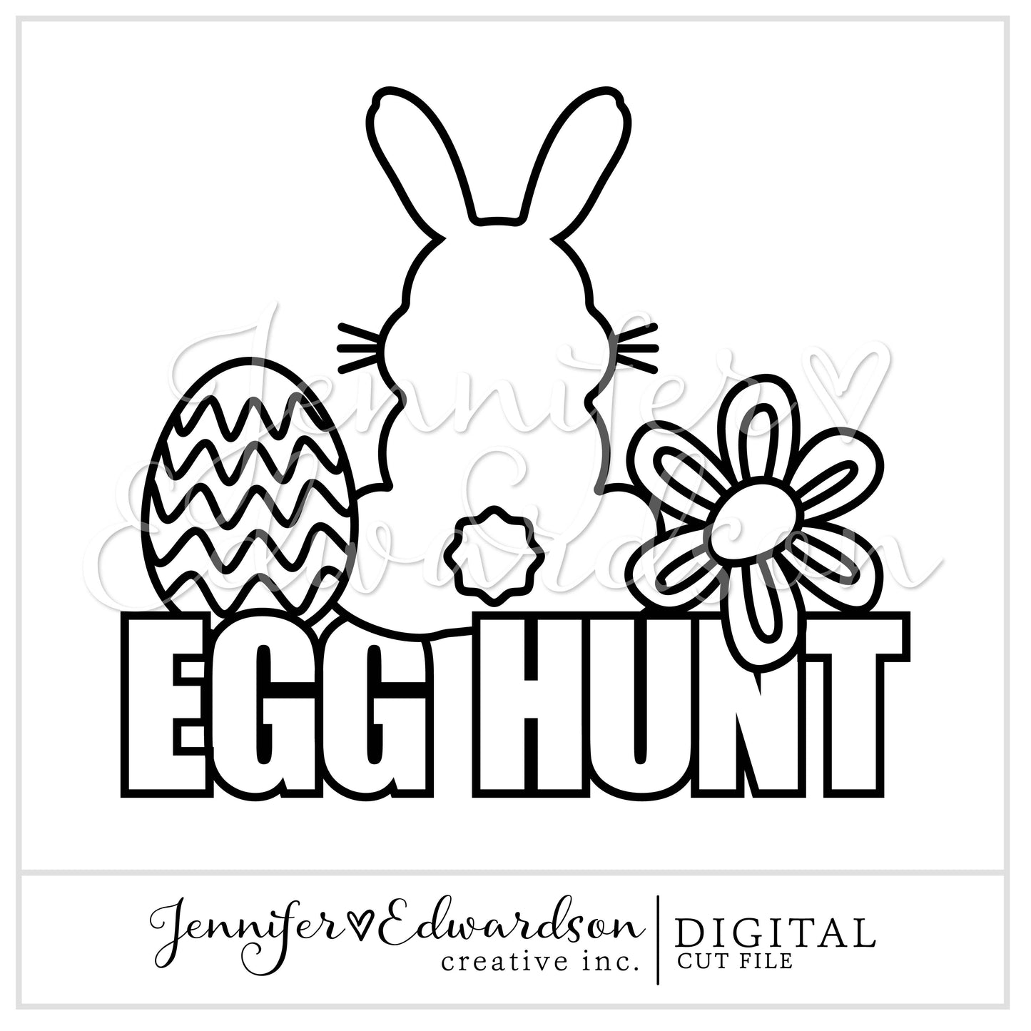 Egg Hunt Cut File