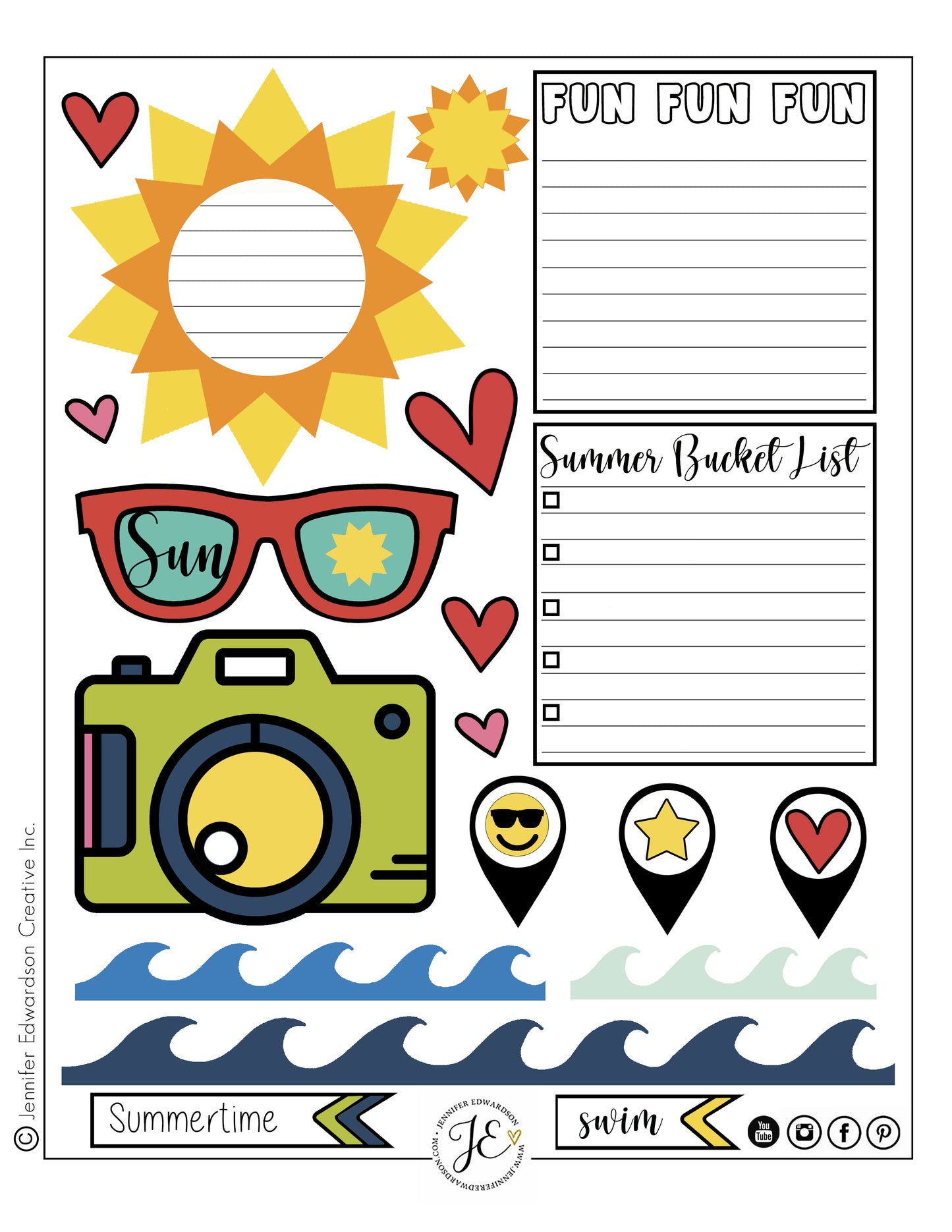 Summer Printable - COLOR