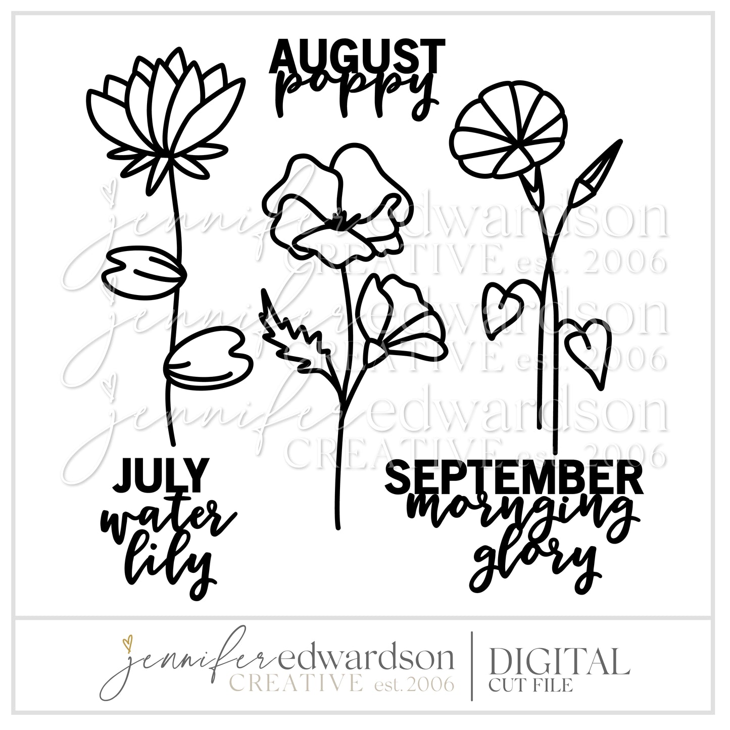 Flowers of the Month July-Sept
