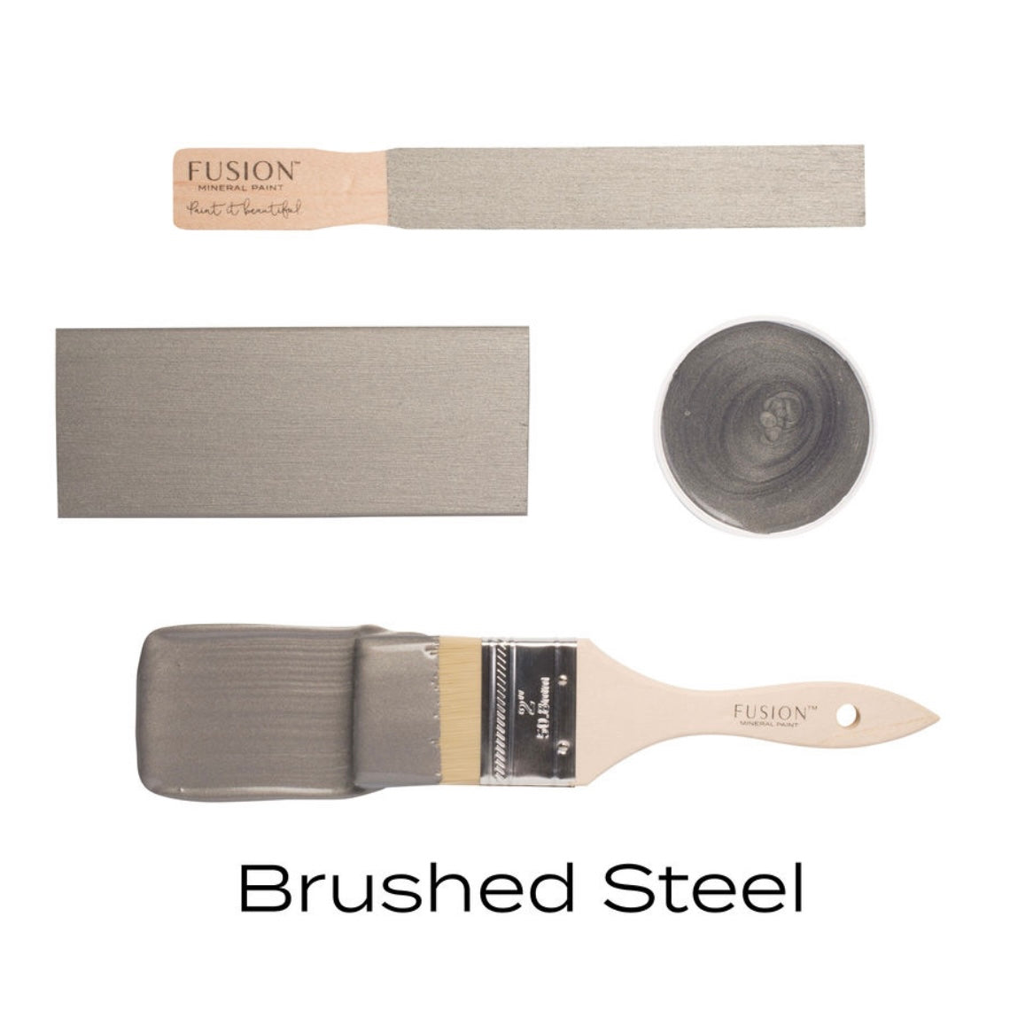 Brushed Steel Metallic