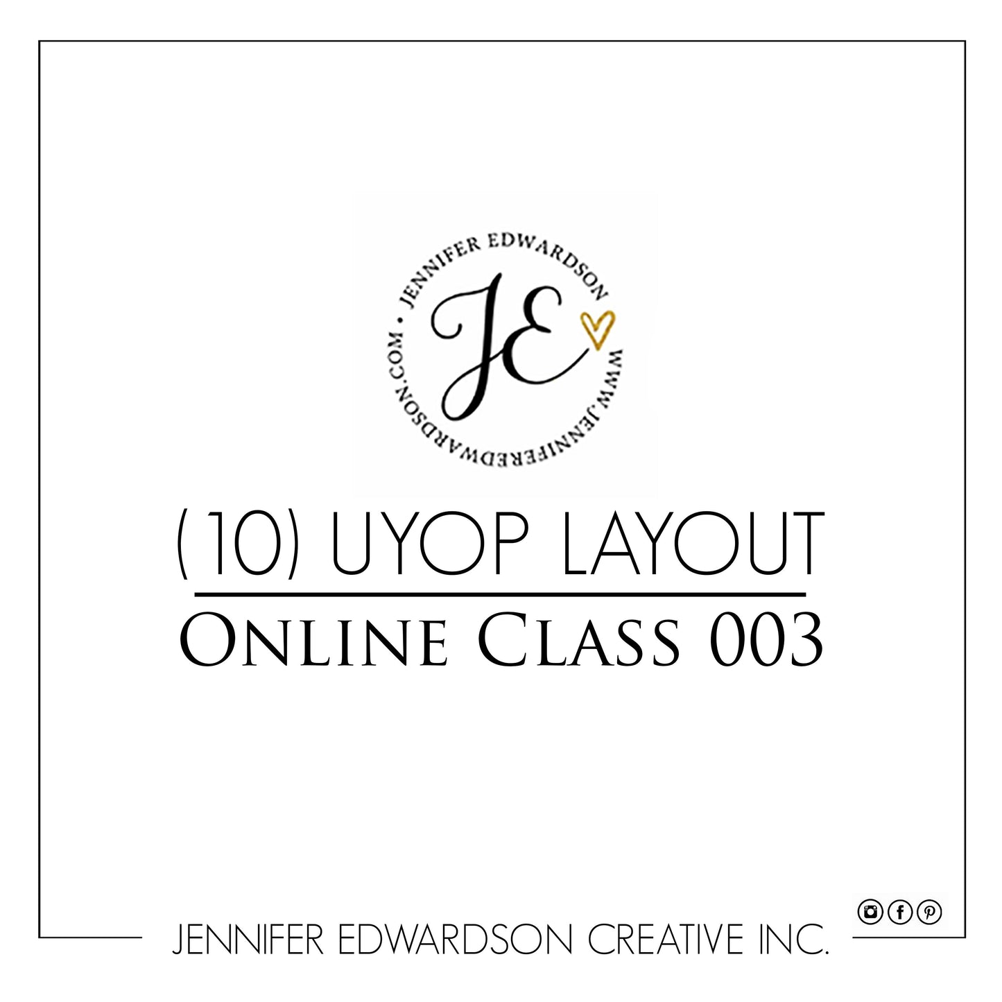 (10) UYOP Layout Online Class 003