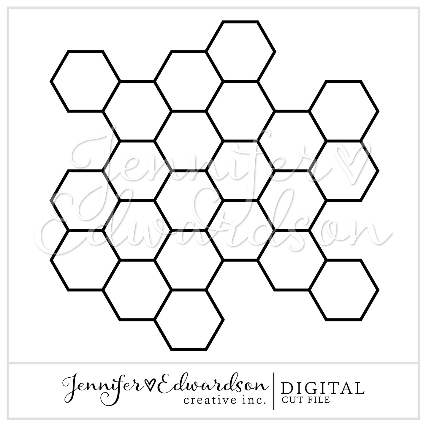 Honeycomb Background Cut File