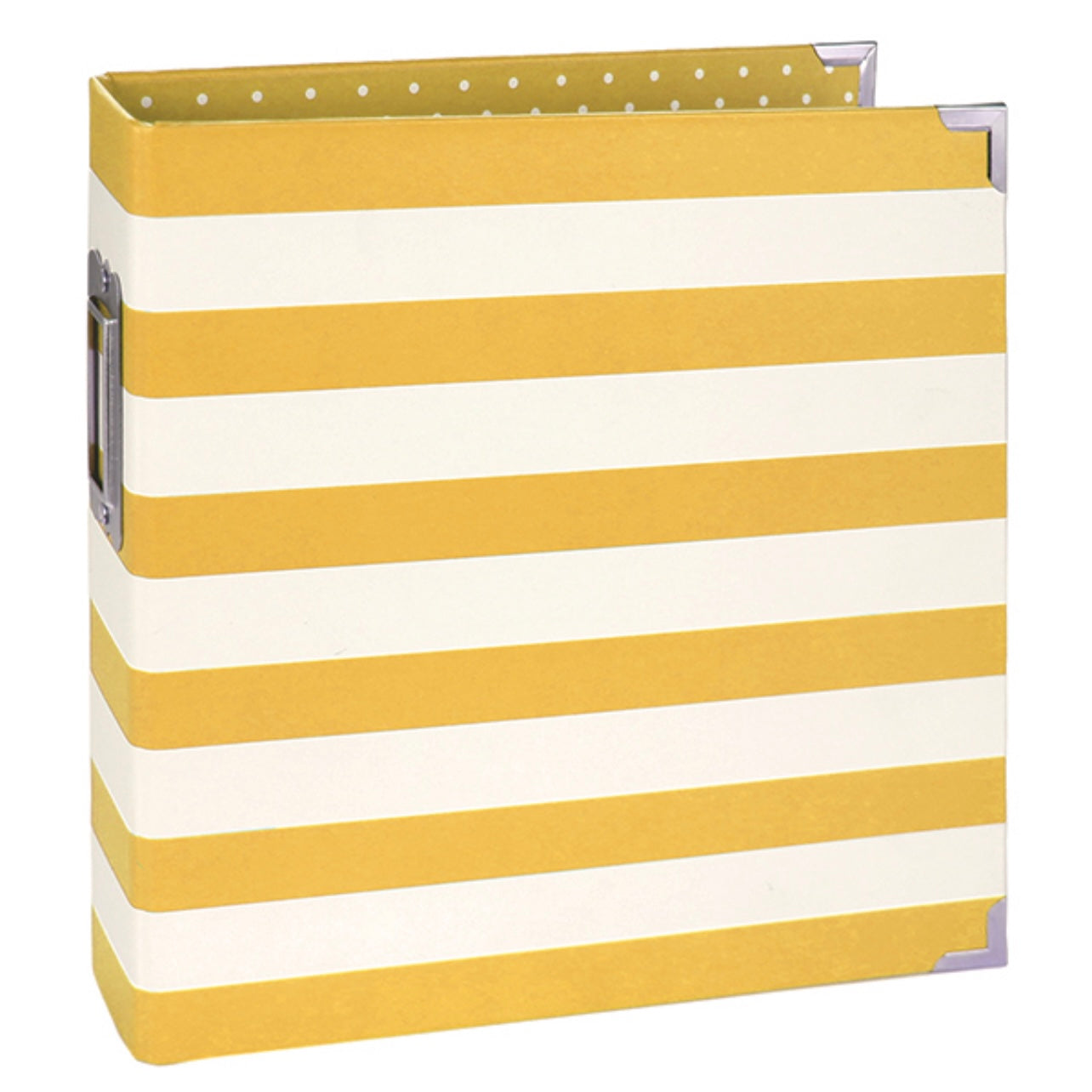 6 x 8” SNAP Album - Yellow Stripe