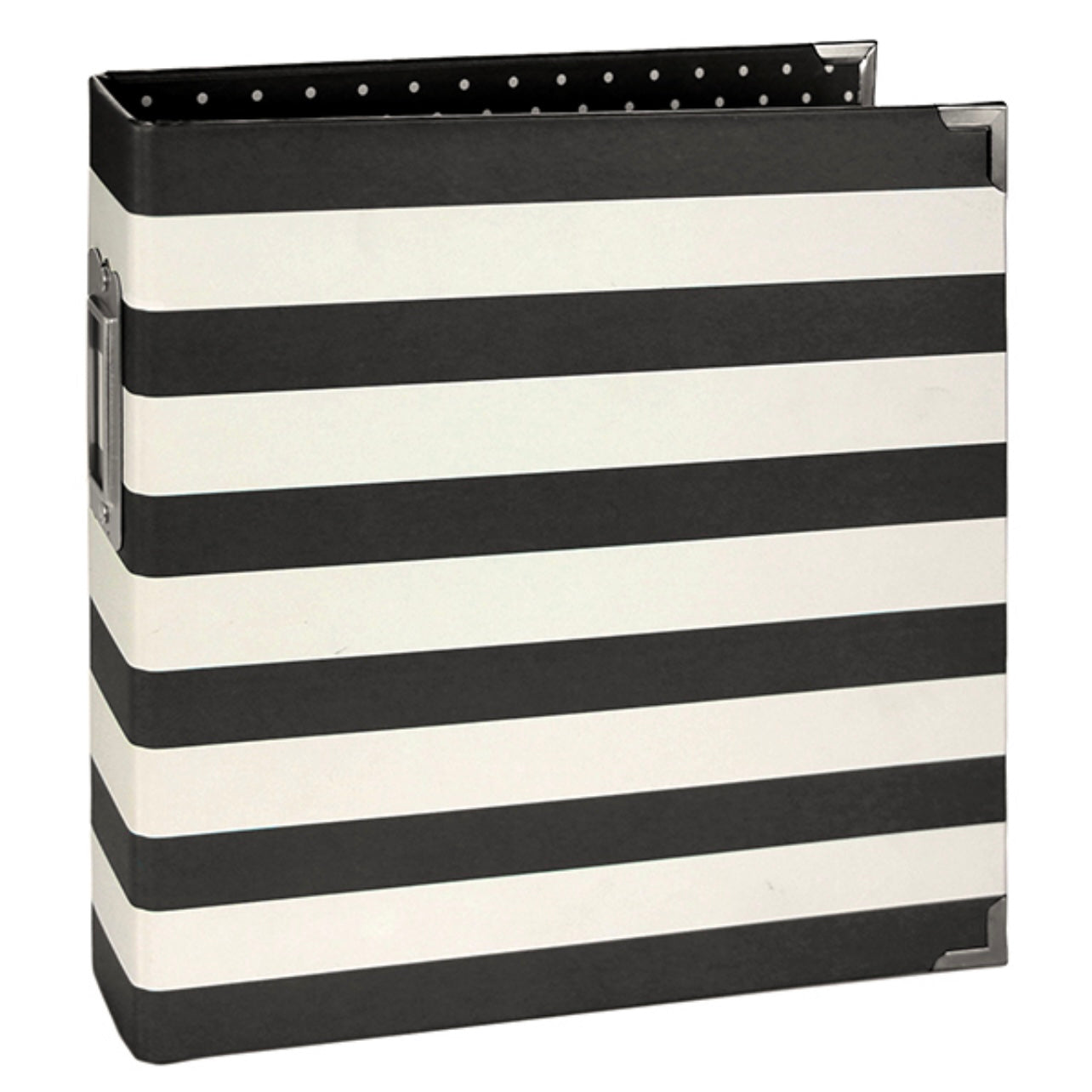 6 x 8” SNAP Album - Black Stripe