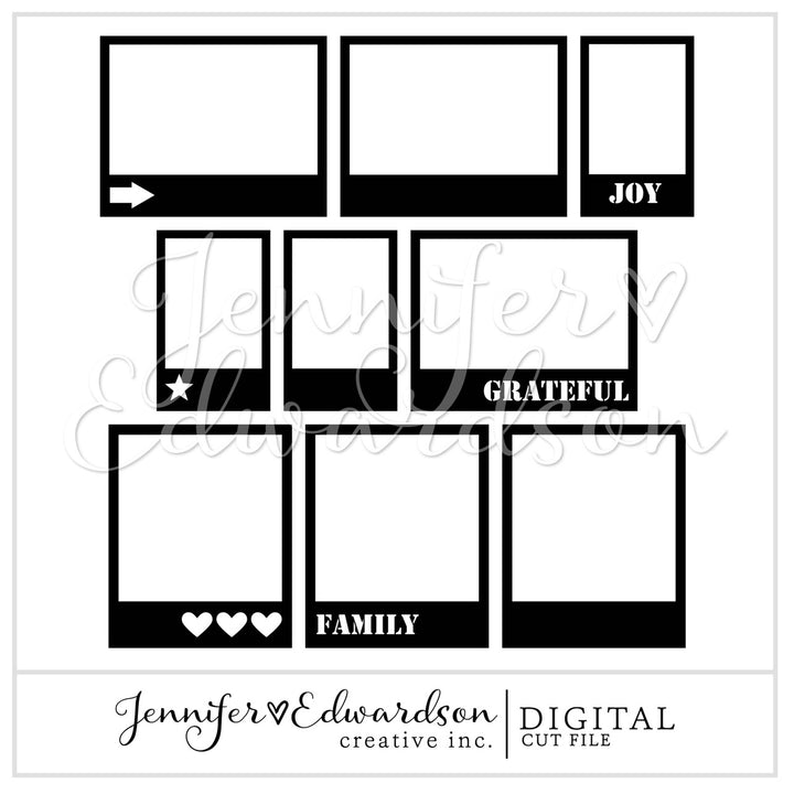 Photo Frames Cut File Bundle