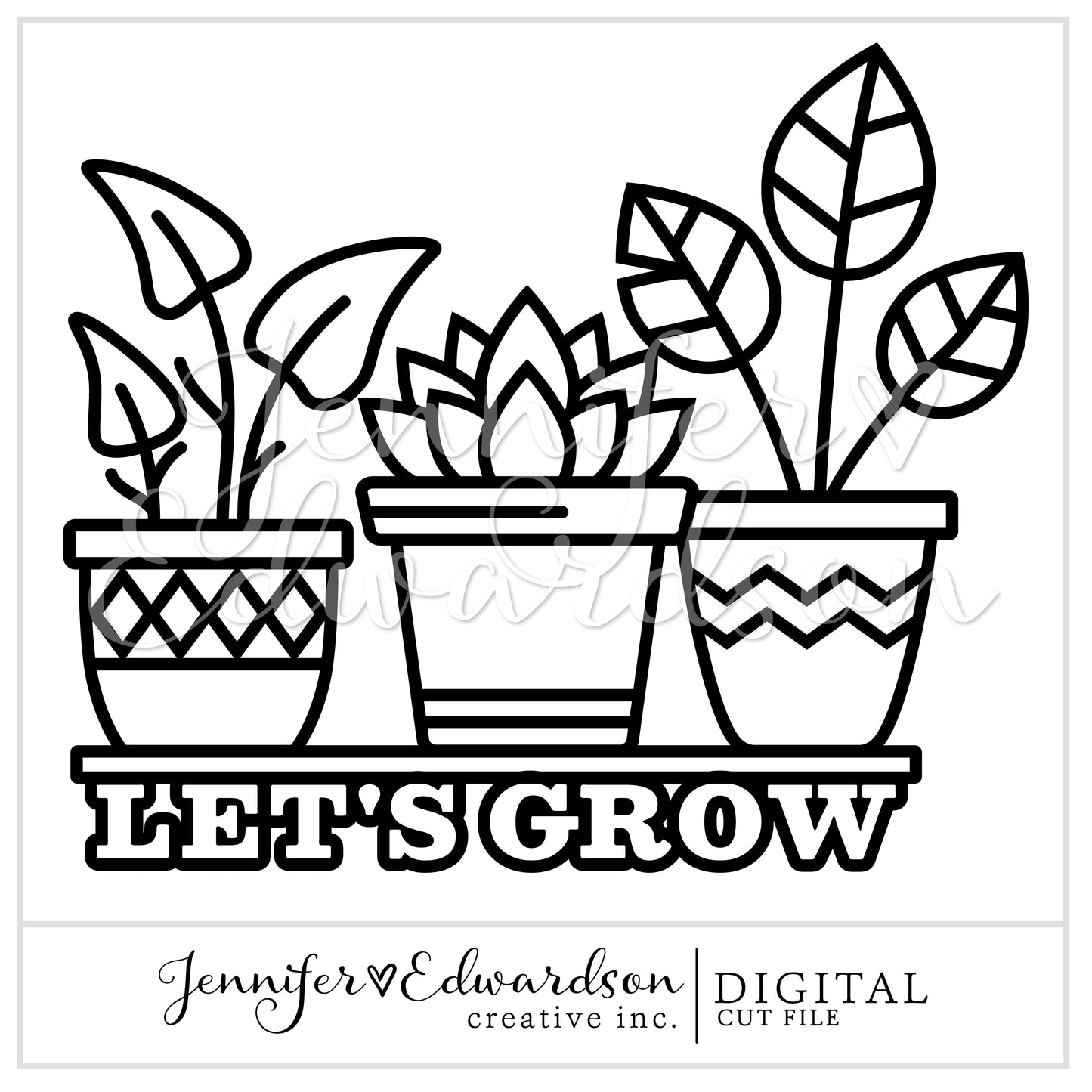 Grow with The Flow Cut File